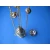 Kadzielniczka-trybularz metalowa mosiężna z dzwonkami Nr.8